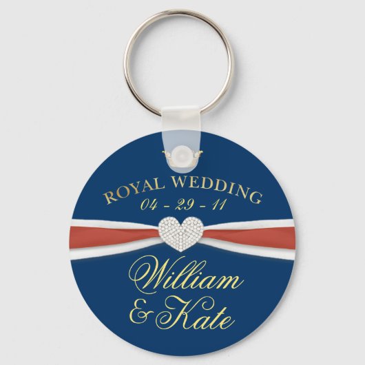 Royal Wedding - William & Kate Keepomwille Gifts Sleutelhanger (Voorkant)