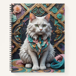 Royal White Cat Notitieboek