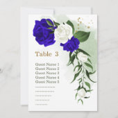 royal white floral greenery secard kaart (Voorkant)