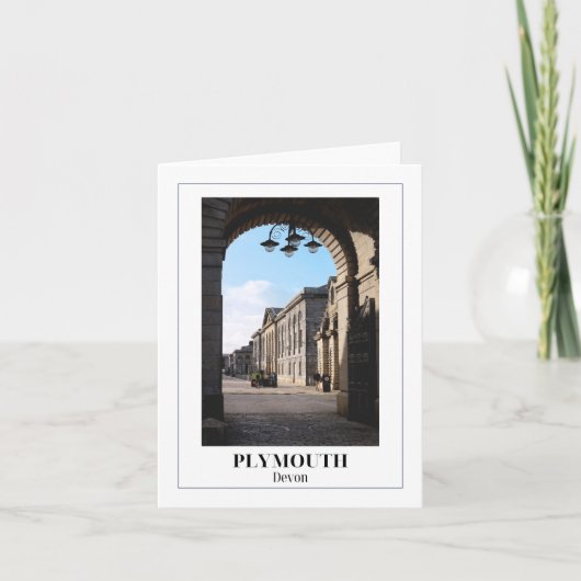 Royal William Yard, Plymouth, Devon Kaart (Voorkant)