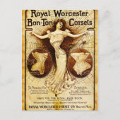Royal Worcester corsets Briefkaart (Voorkant)