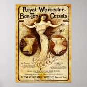 Royal Worcester corsets Poster (Voorkant)