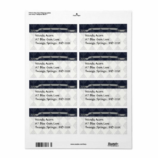 Royale Style Etiket (Full Sheet)