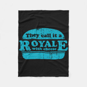 Royale With Cheese Burgerliefhebber Fleece Deken