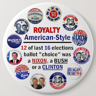 Royaliteit, Amerikaanse stijl Ronde Button 6,0 Cm
