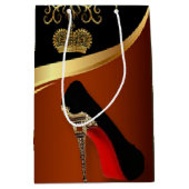 Royality Paris High Hiel & Gold Crown Medium Cadeauzakje (Voorkant)