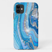 Royally Blue Agate iPhone 11 Hoesjes (Achterkant)