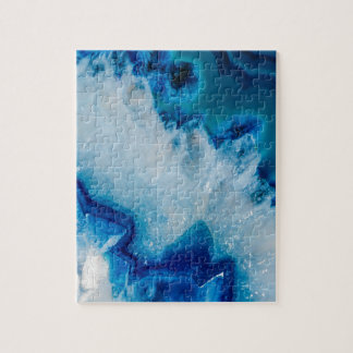 Royally Blue Agate Legpuzzel