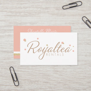 Royaltea Rentals Visitekaartjes
