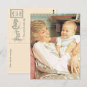  Royalty, Diana en Prince William Briefkaart (Voorkant / Achterkant)