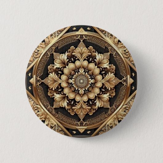Royalty-gouden Button (Voorkant)