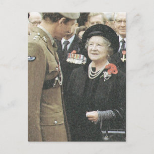  Royalty, koningin moeder Briefkaart
