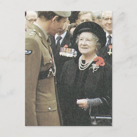  Royalty, koningin moeder Briefkaart (Voorkant)