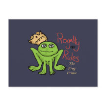 Royalty Rules Frog Briefkaart