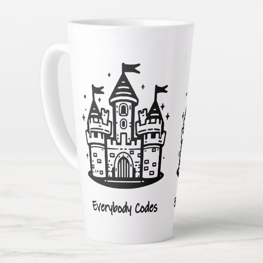 Royaume d'Algorithme Latte Mug (Angle gauche)