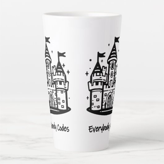 Royaume d'Algorithme Latte Mug (Devant)