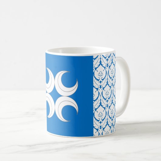 Royaume de Caid Populace Badge Café Mug (Devant droit)