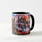 Royaume de Hellhound – Mug Gothique Berger (Devant droit)