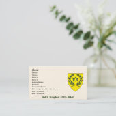 Royaume de SCA du carte de visite occidental (Debout devant)