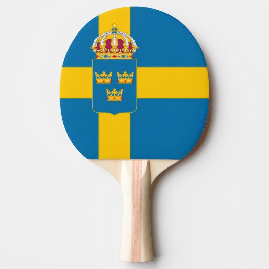 Royaume De Suède Raquette De Ping Pong ! (Devant)