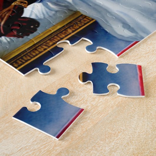 Royaume homme Black Christian Art Puzzle (Côté)