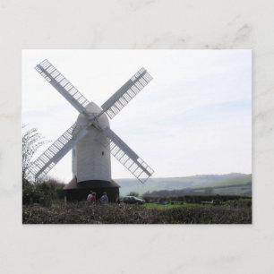 (Royaume-Uni) Carte postale Windmill blanc