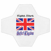 Royaume-Uni et drapeau britannique avec votre nom  (Plat)