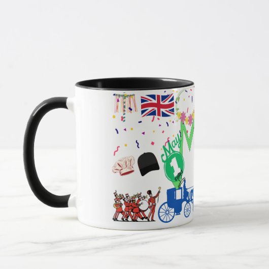 Royaume-Uni Thème Fête du Travail Mugs (Gauche)