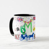 Royaume-Uni Thème Fête du Travail Mugs (Devant gauche)