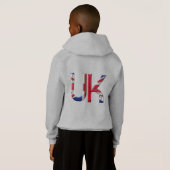 Royaume-Uni Union Jack British Drapeau Typographie (Dos entier)