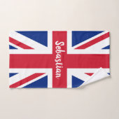 Royaume-Uni Union Jack thème britannique personnal (Serviette à main)