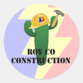 Royco Construction Ronde Sticker