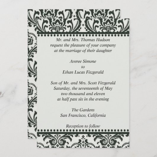 Royell Grand Invitation (Devant / Derrière)