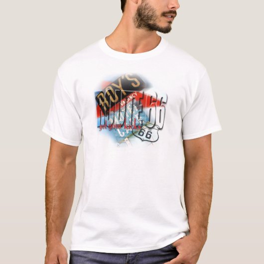 Roy's Cafe Motel - Route 66 T-shirt (Voorkant)