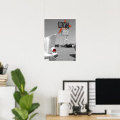 Roy's Motel en Cafe Poster (Thuiskantoor)