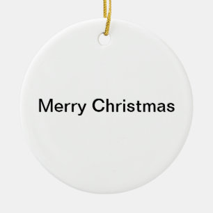 Roz kerstversiering keramisch ornament
