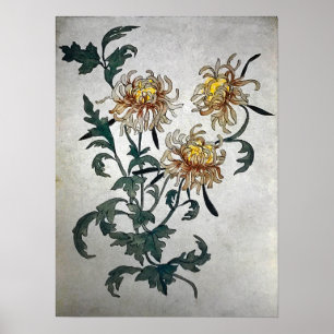 Rozanova - Bloemen 1900 Poster