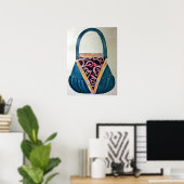 Rozanova - Design of Women's Bag 1917 Poster (Thuiskantoor)