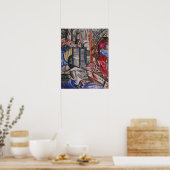 Rozanova - haven 1913 poster (Keuken)