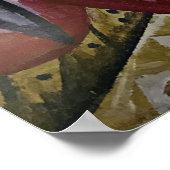 Rozanova - koningin van diamanten 1915 poster (Hoek)