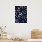 Rozanova - Landschap Futurist Composition 1913 Poster (Keuken)