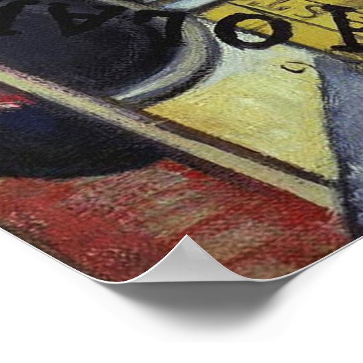 Rozanova - Metronome 1915 Poster (Hoek)