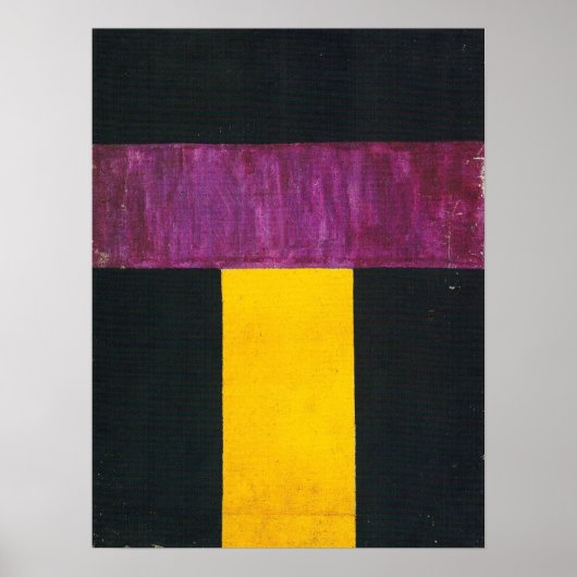 Rozanova - Niet-objectieve compositie 1917 Poster (Voorkant)