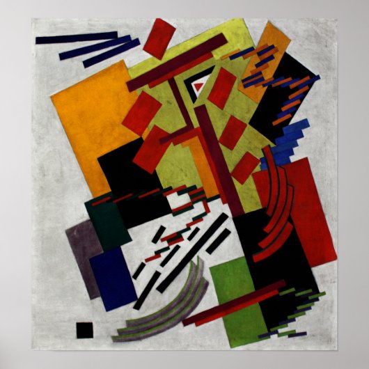 Rozanova - Suprematism 1916 Poster (Voorkant)