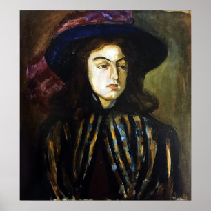 Rozanova - Vrouw Portret 1907 Poster