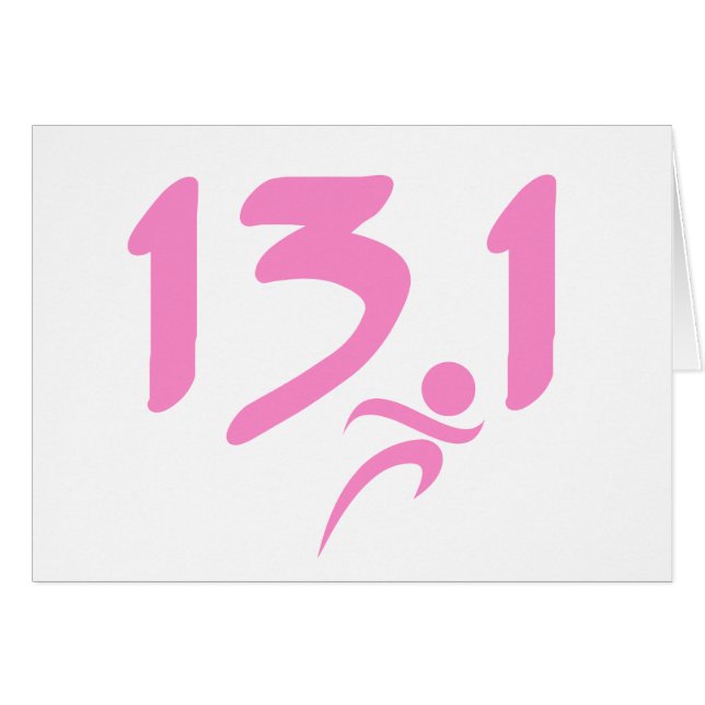 Roze 13.1 halve marathon (Voorkant Horizontaal)