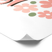  roze 16 Poster afdrukken (Hoek)