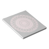 Roze 1 notitieblok (Schuin)