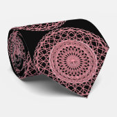 Roze 1 stropdas (Opgerold)