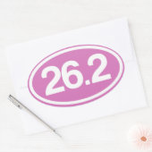 Roze 26.2 Full marathon sticker (Envelop)